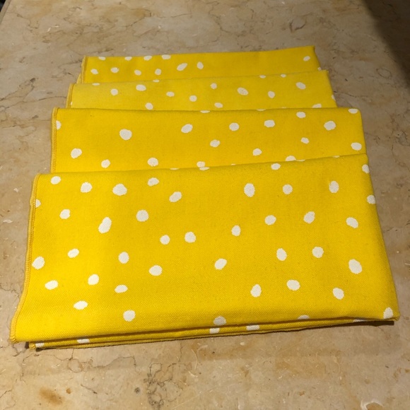Kalika Yellow Cotton Napkins